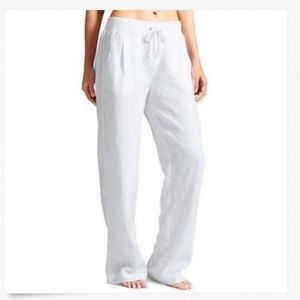 Athleta White Linen Pants
